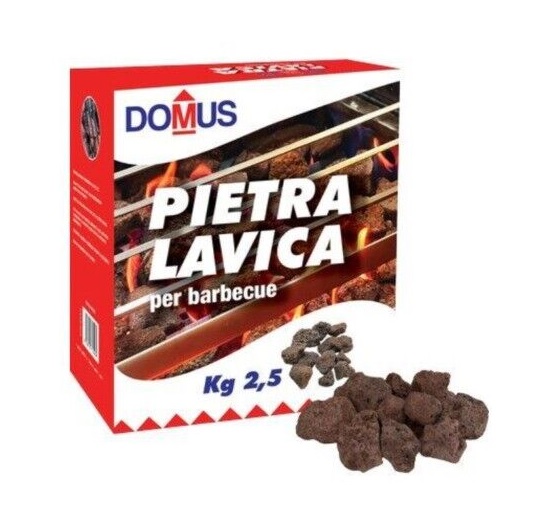 Pietra lavica per barbecue KG 2.5 Domus