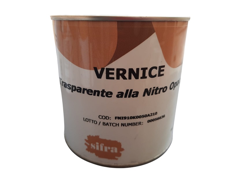 Vernice nitro trasparente opaca da 0.750 Lt Sifra 