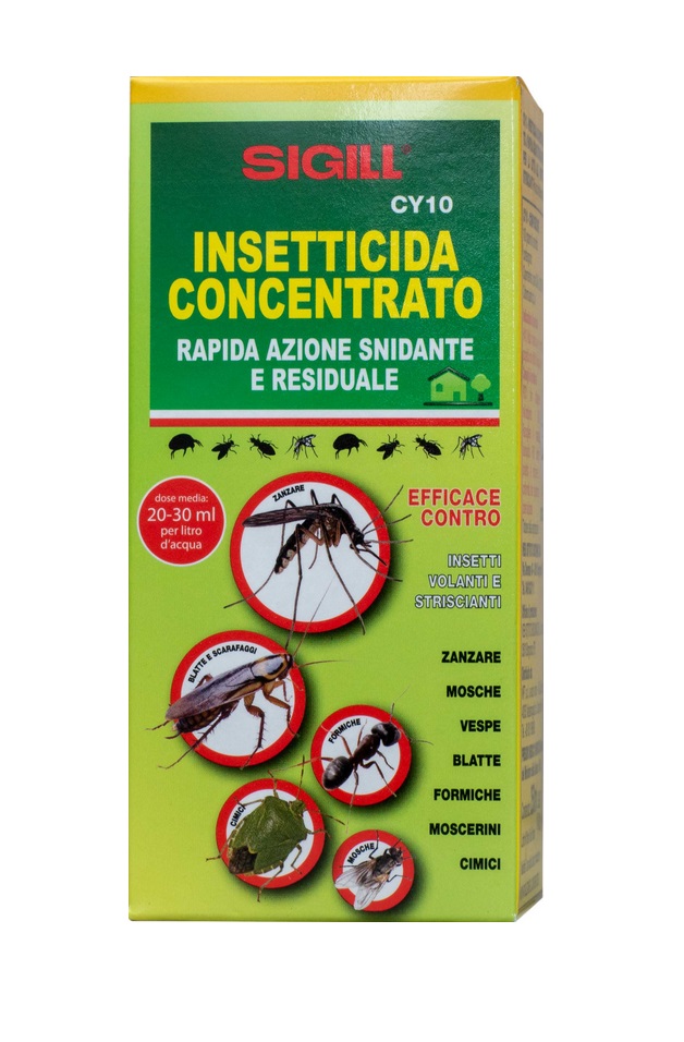 insetticida concentrato da 250 gr CY 10 Sigill