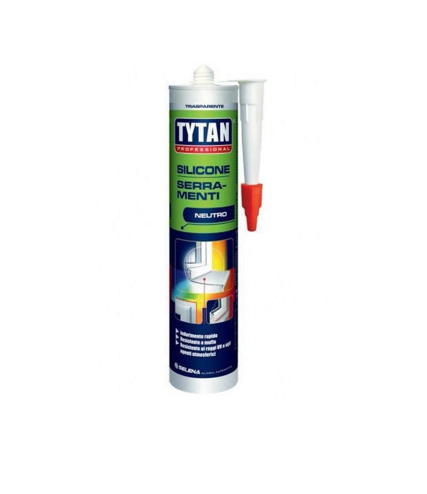 Silicone neutro trasparente Tytan 300 mt