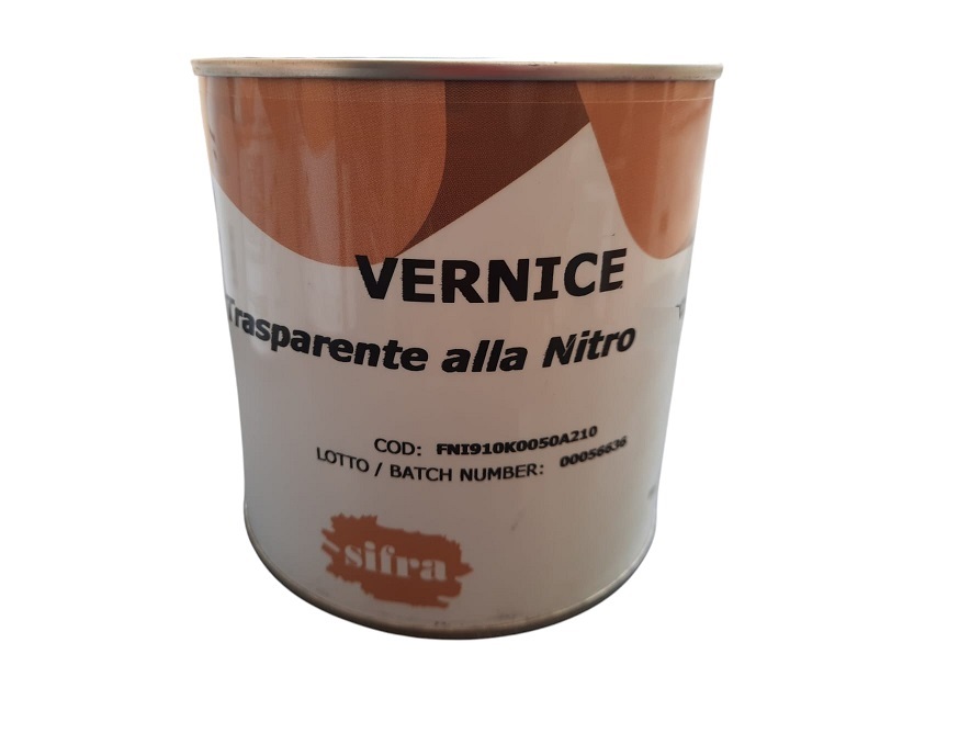 Vernice nitro trasparente lucida da 0.750 Lt Sifra 