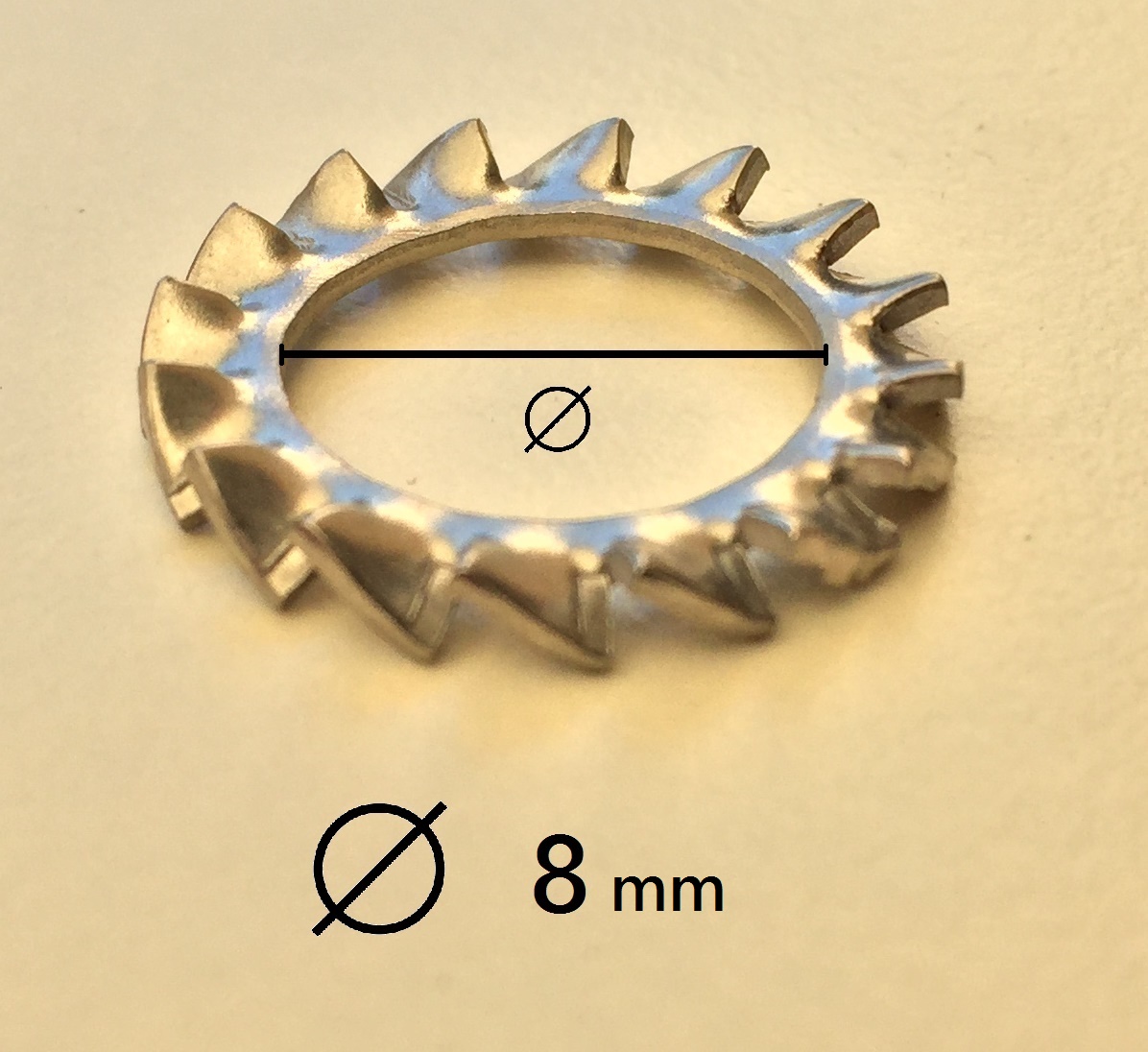 Rondelle acciaio INOX - Variante: diametro 8 pezzi 100