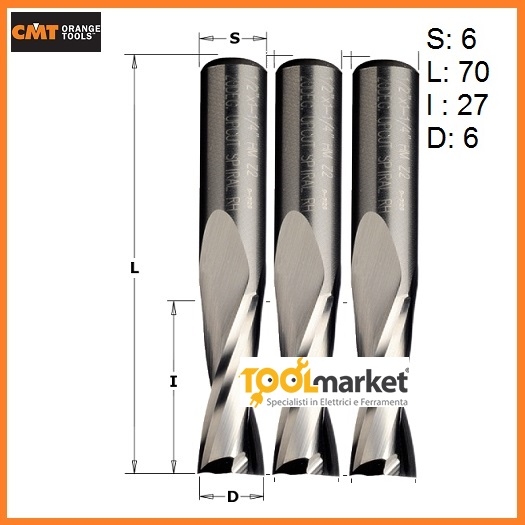 Fresa per CNC in HM integrale cod 191.060.11