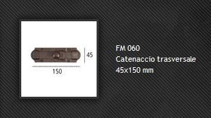 Catenaccio FM060 ferro forgiato