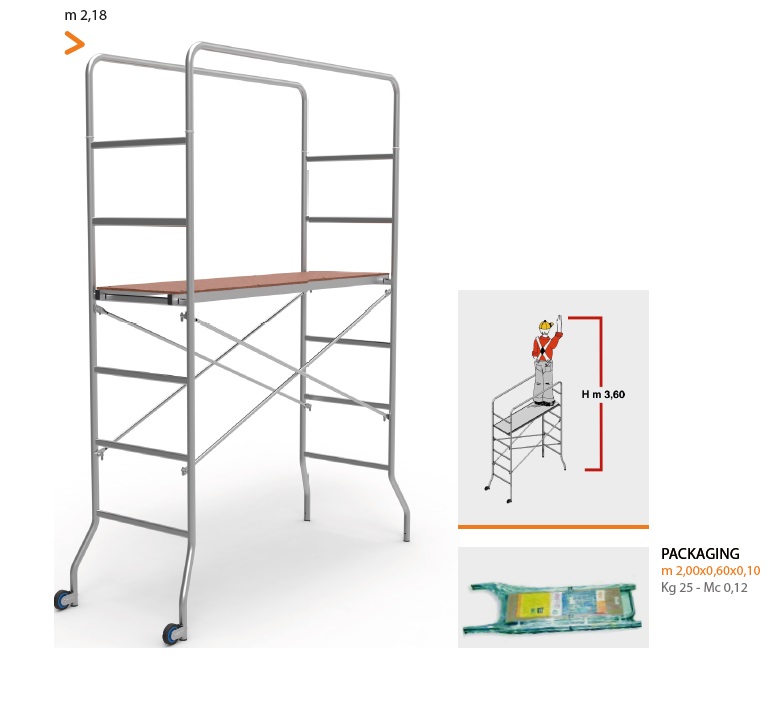 Trabattello supertrio Marchetti mt 2.18