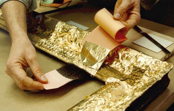 100Pz kit 14 x 14cm professionale foglia oro doratura fogli oro decorazione